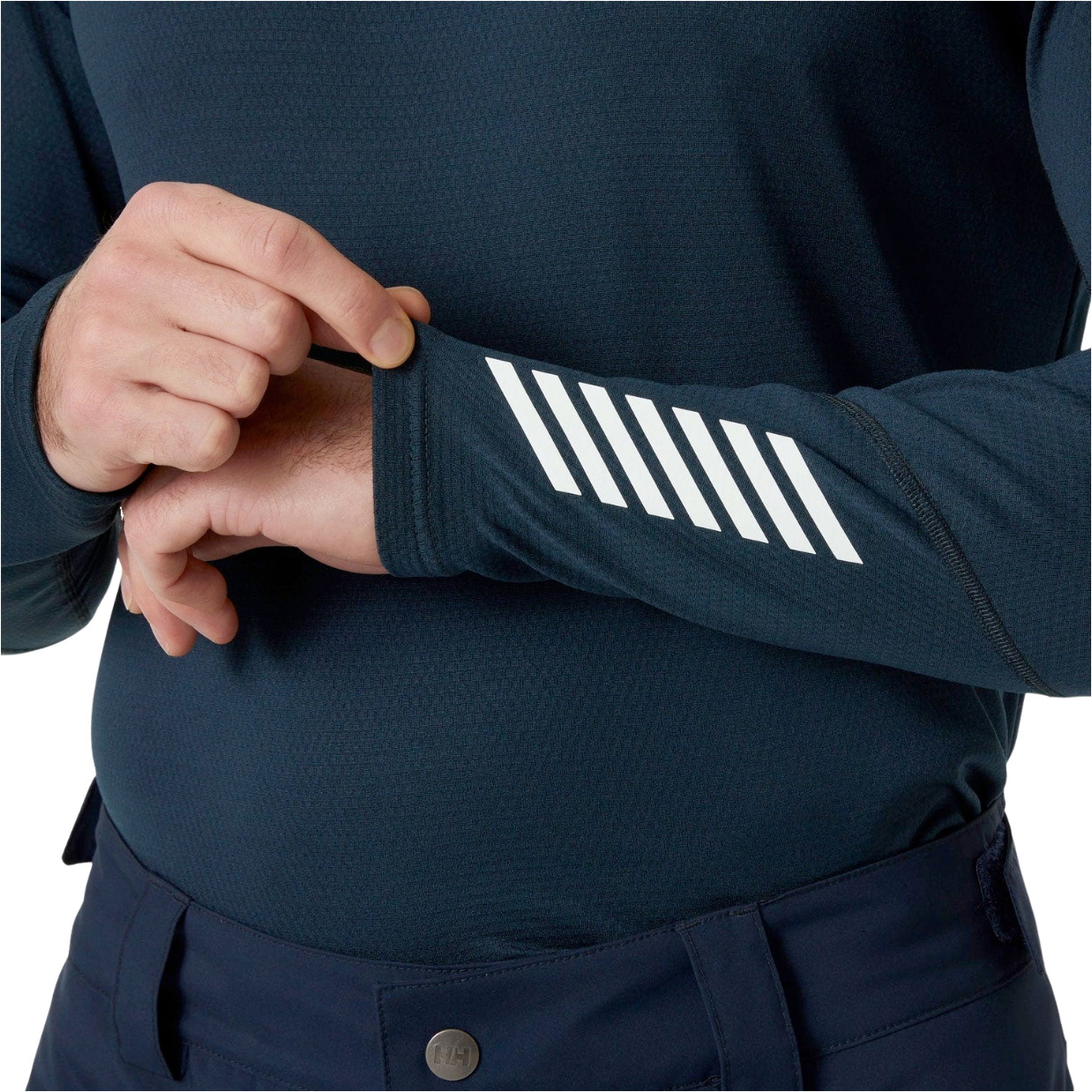2025 Helly Hansen Mens Lifa Active Crew Base Layer 49389 - Navy